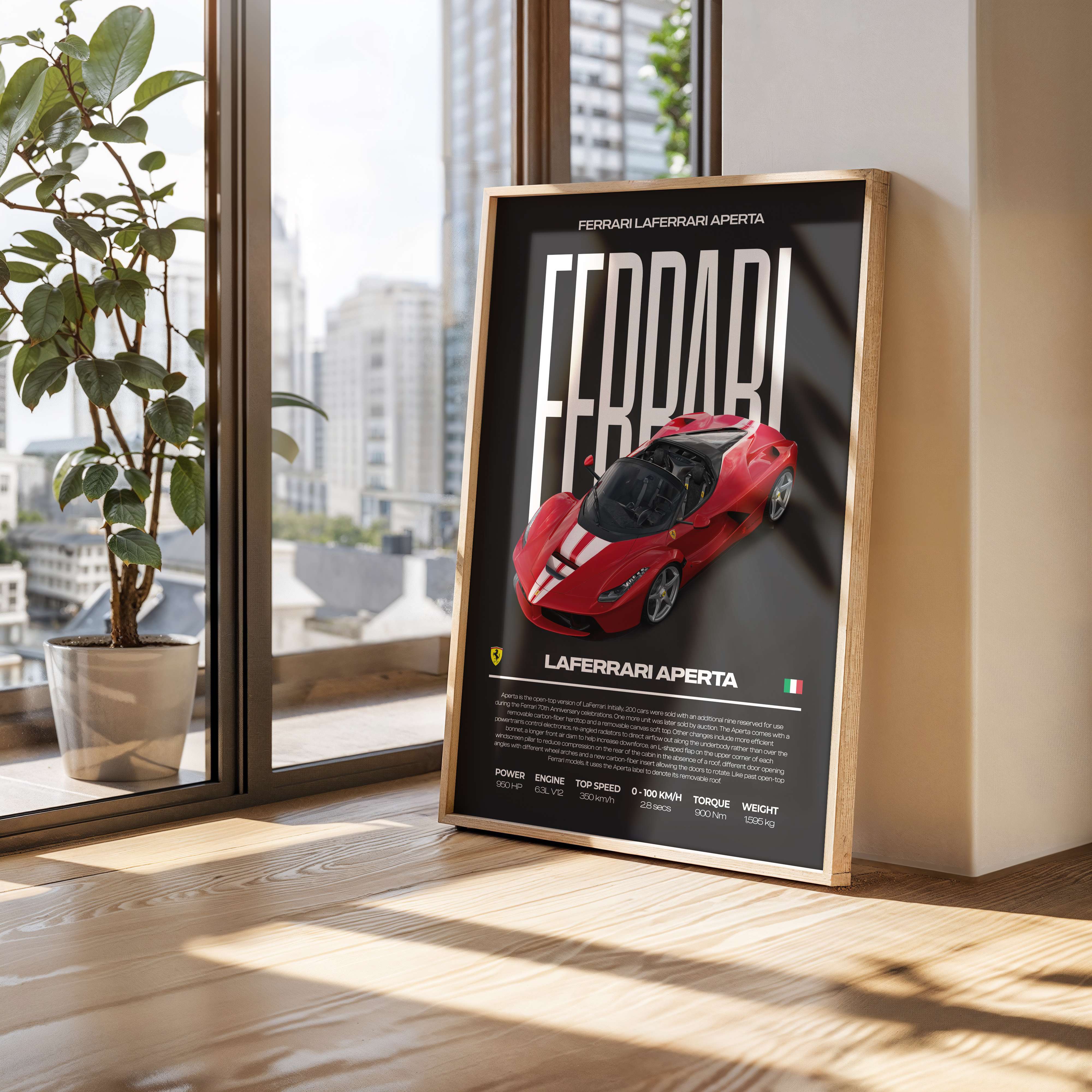 Ferrari LaFerrari Aperta Poster