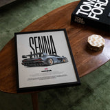 Senna Car Poster