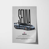 Senna Car Poster