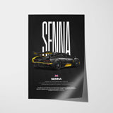 Senna Car Poster