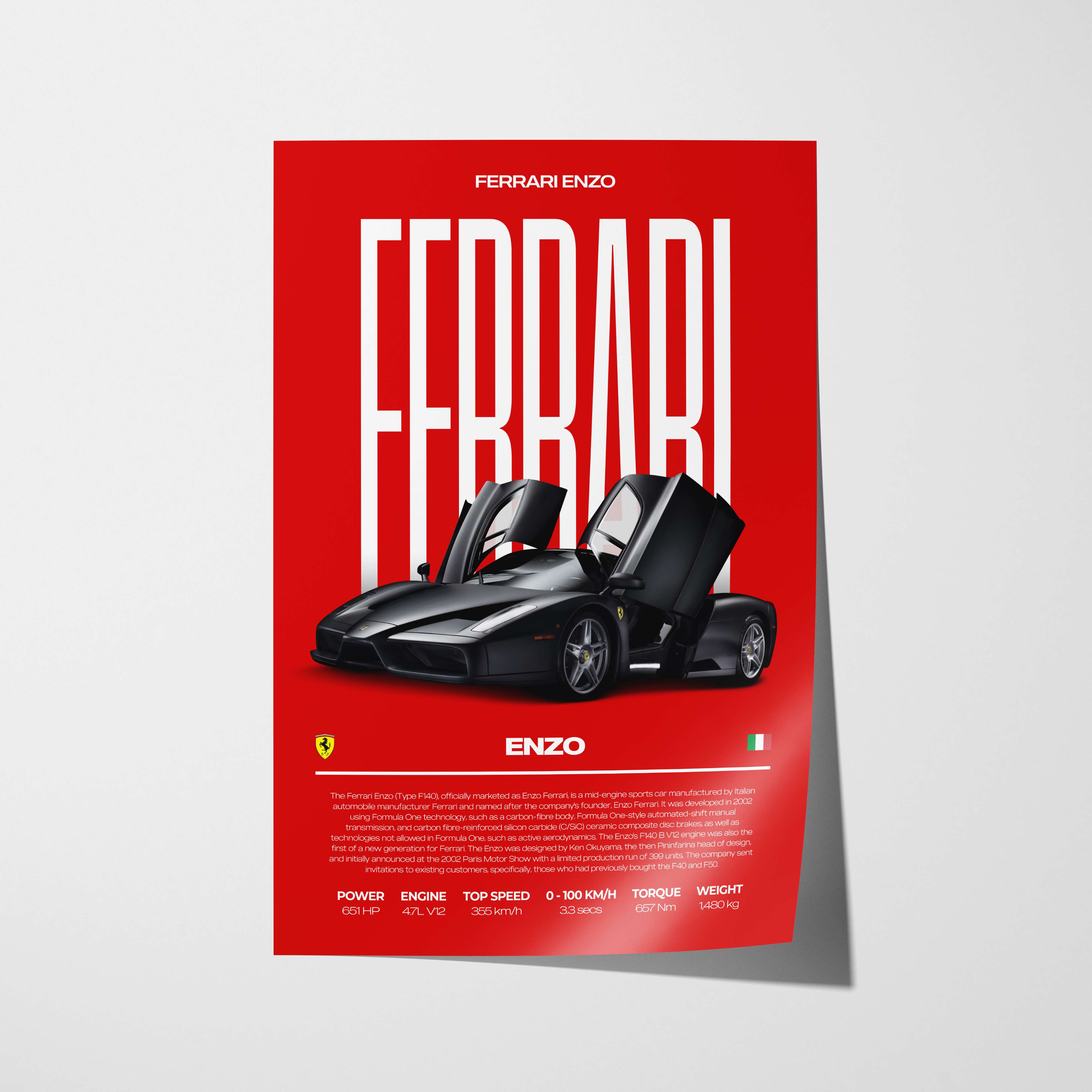 Ferrari Enzo Poster