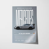 Mercedes-AMG GT Black Series Poster