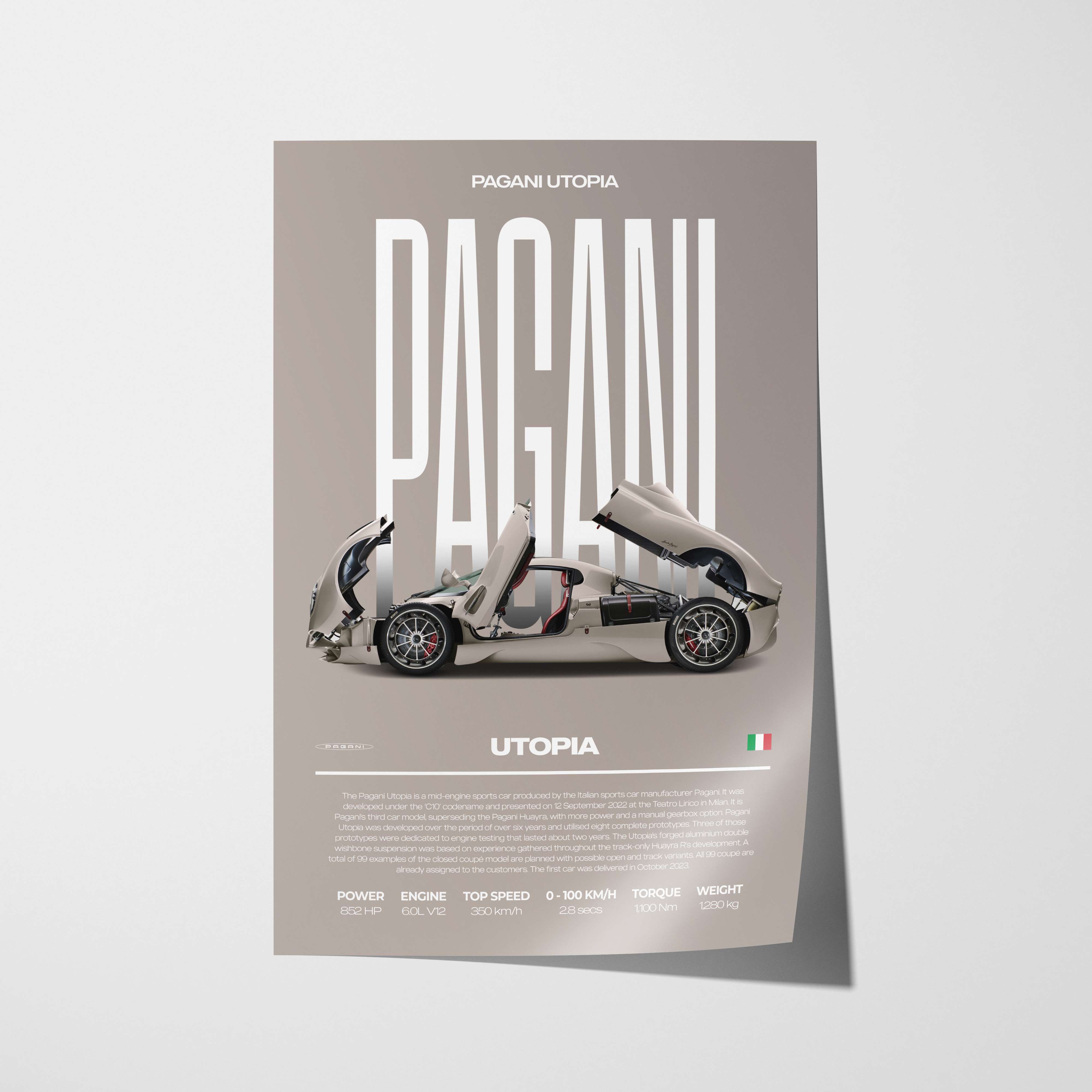 Pagani Utopia Poster