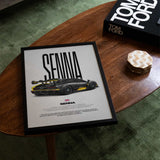 Senna Car Poster