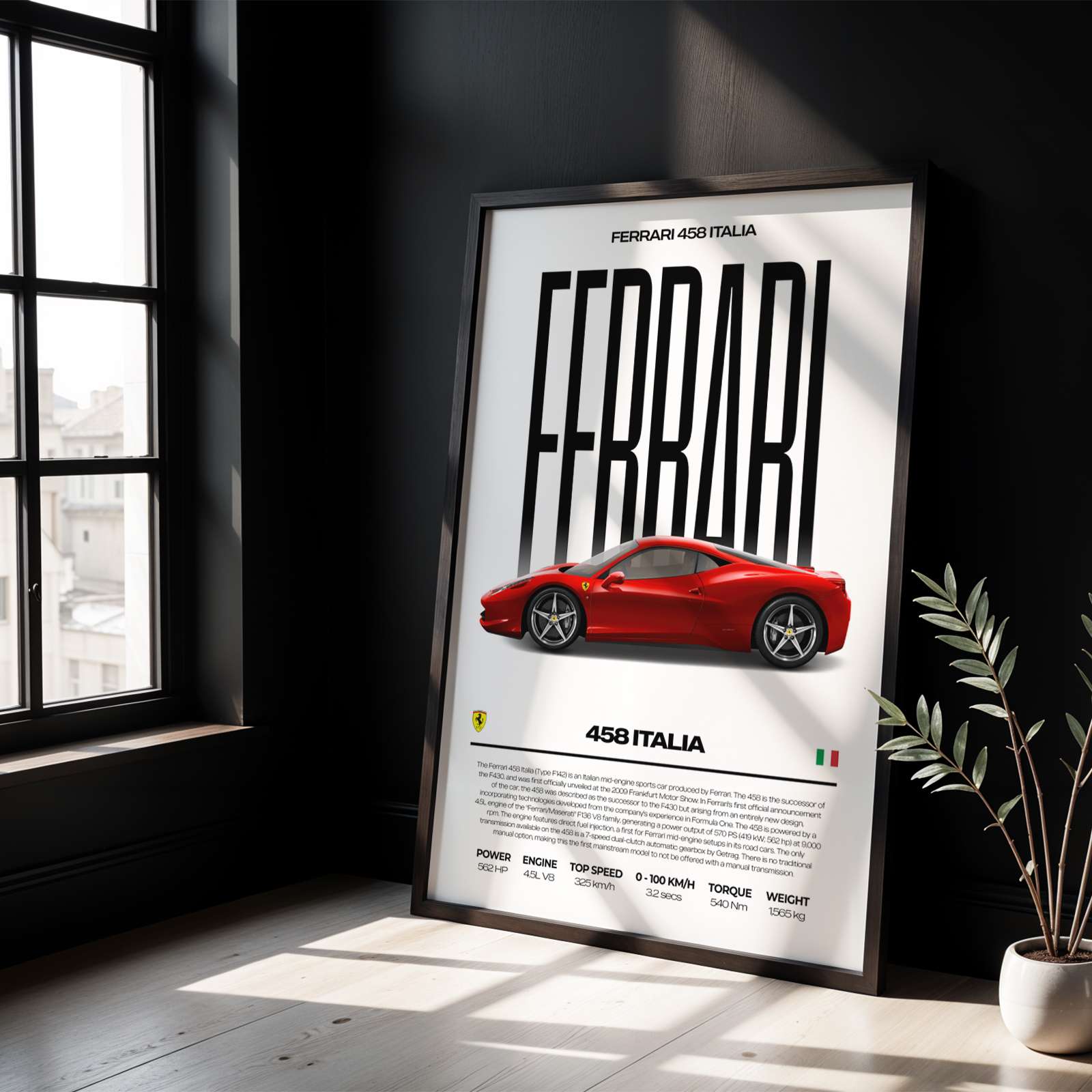 Ferrari 458 Italia Poster