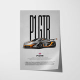 P1 GTR Car Poster