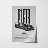 P1 GTR Car Poster