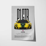 P1 GTR Car Poster
