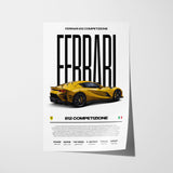 Ferrari 812 Competizione Poster