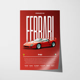 Ferrari F40 Poster