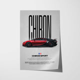 Chiron Sport Car Poster