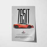 765LT Car Poster