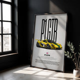 P1 GTR Car Poster