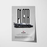 P1 GTR Car Poster