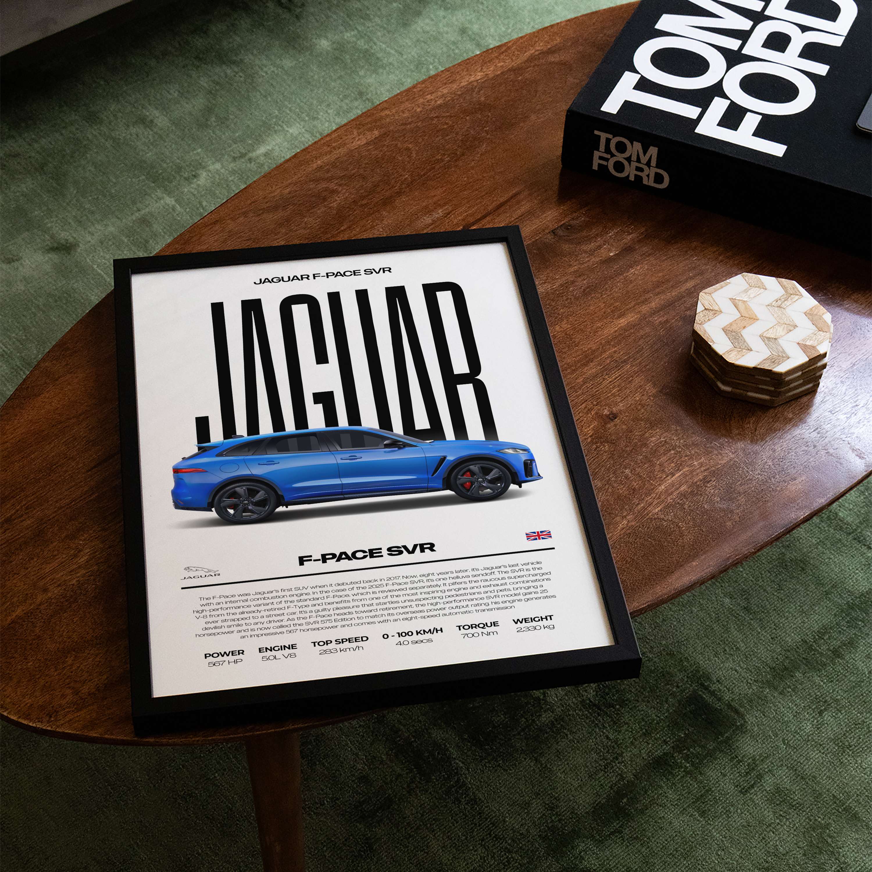 Jaguar F-Pace SVR Poster