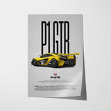 P1 GTR Car Poster