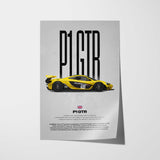 P1 GTR Car Poster