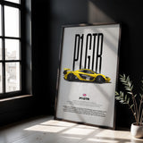 P1 GTR Car Poster