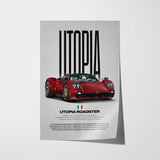 Utopia Roadster Car Poster