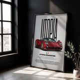 Utopia Roadster Car Poster