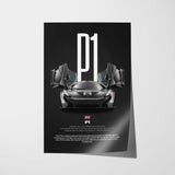P1 Car Poster