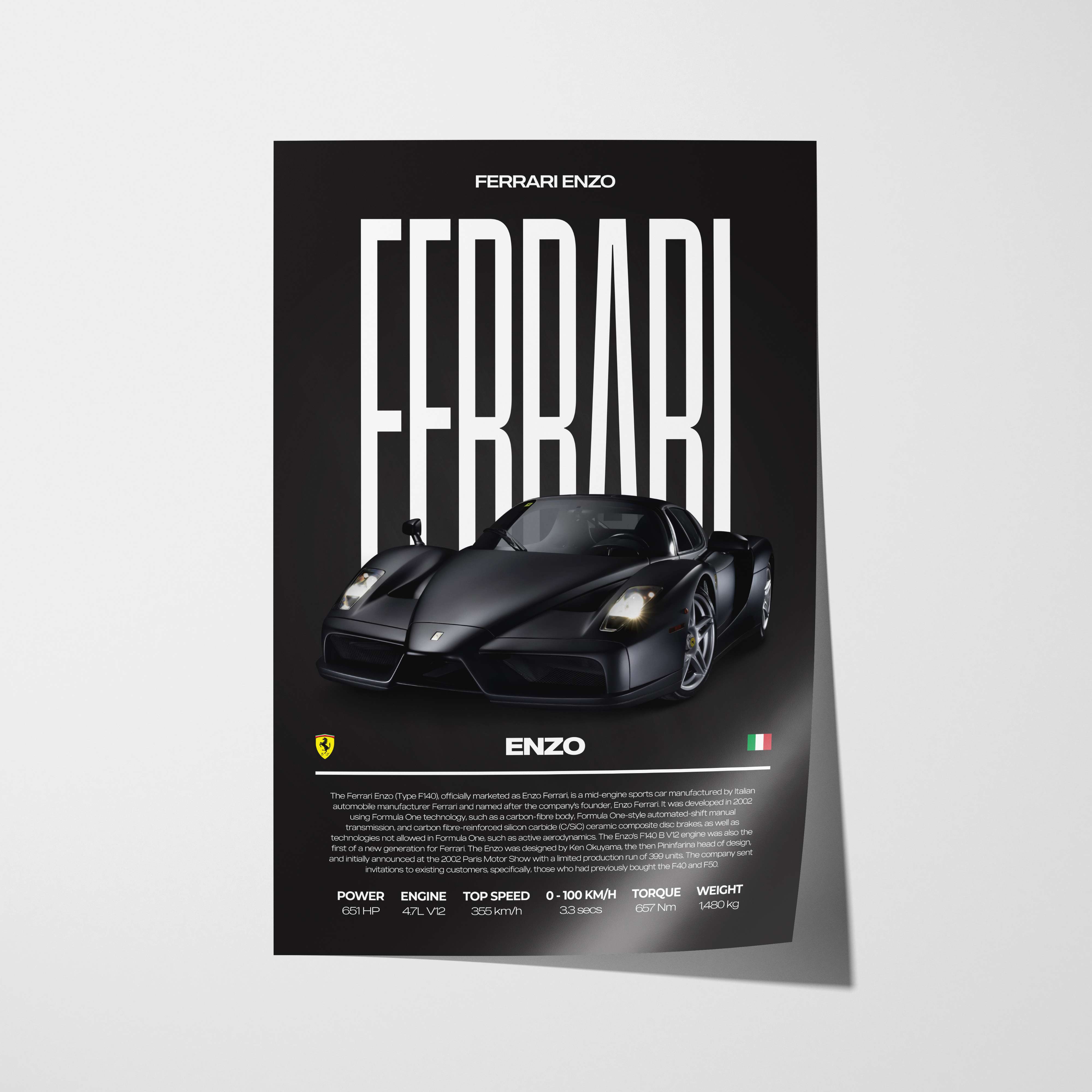 Ferrari Enzo Poster