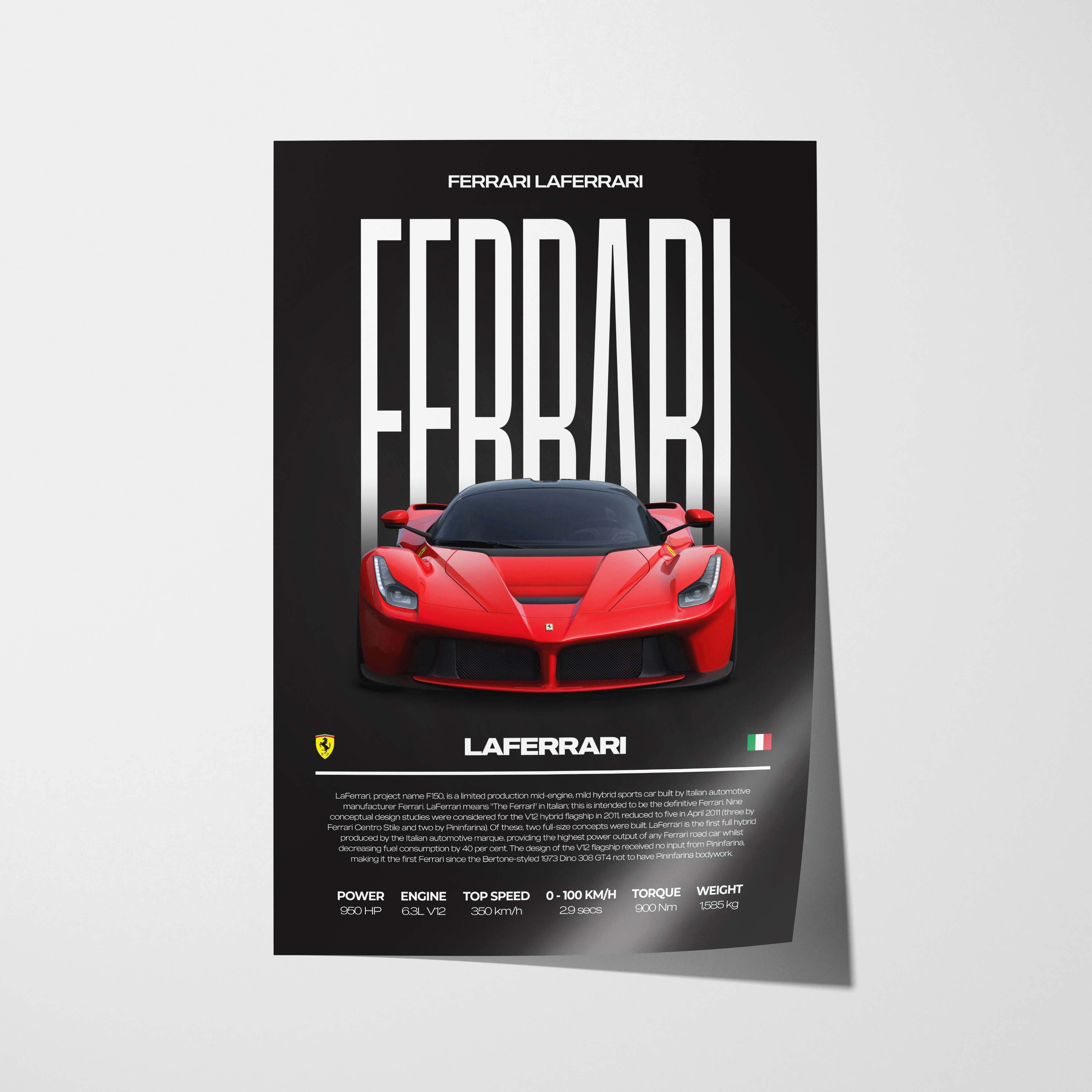 Ferrari LaFerrari Poster