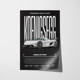 Koenigsegg Jesko Attack Poster