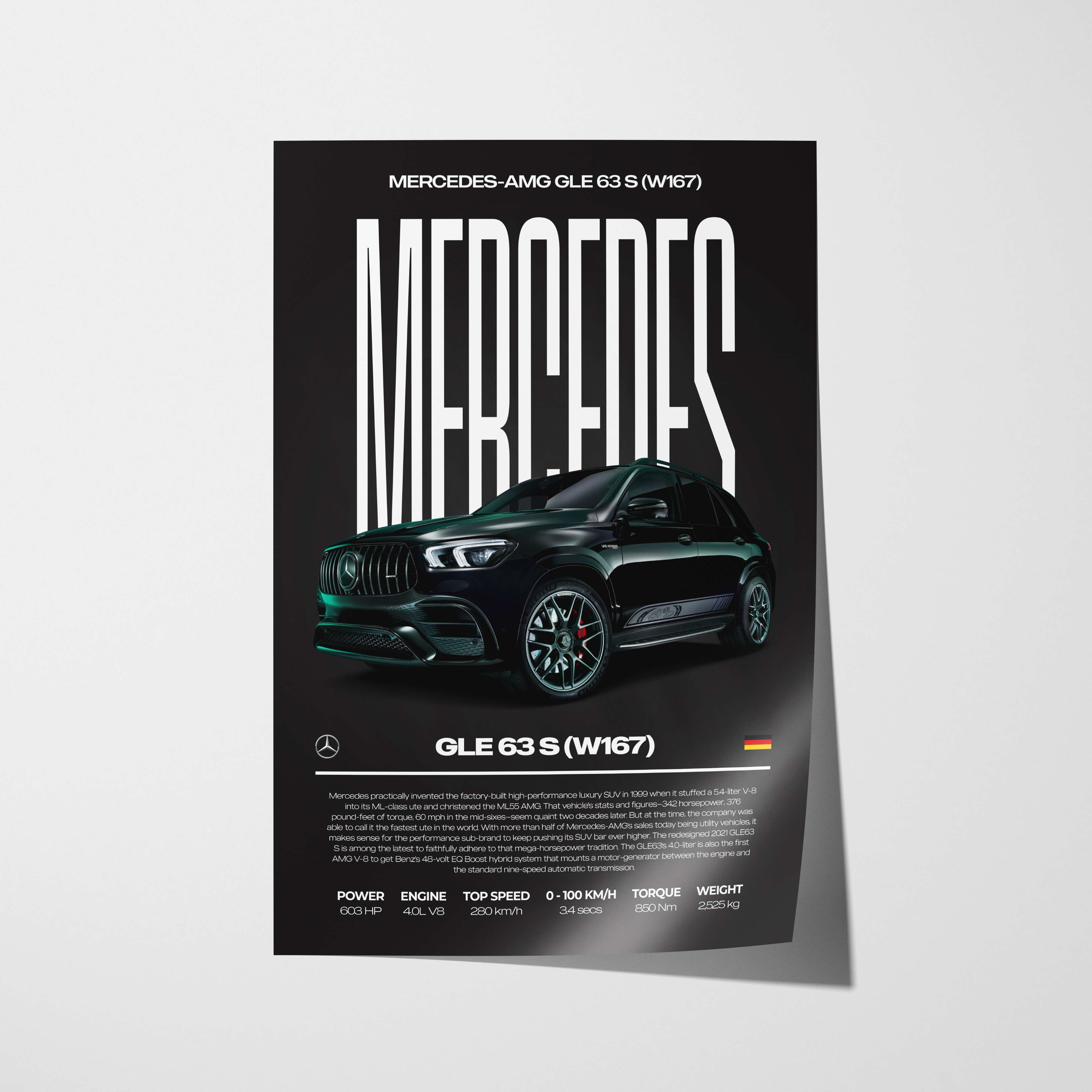 Mercedes-AMG GLE 63 S (W167) Poster