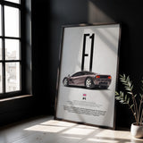 F1 Car Poster