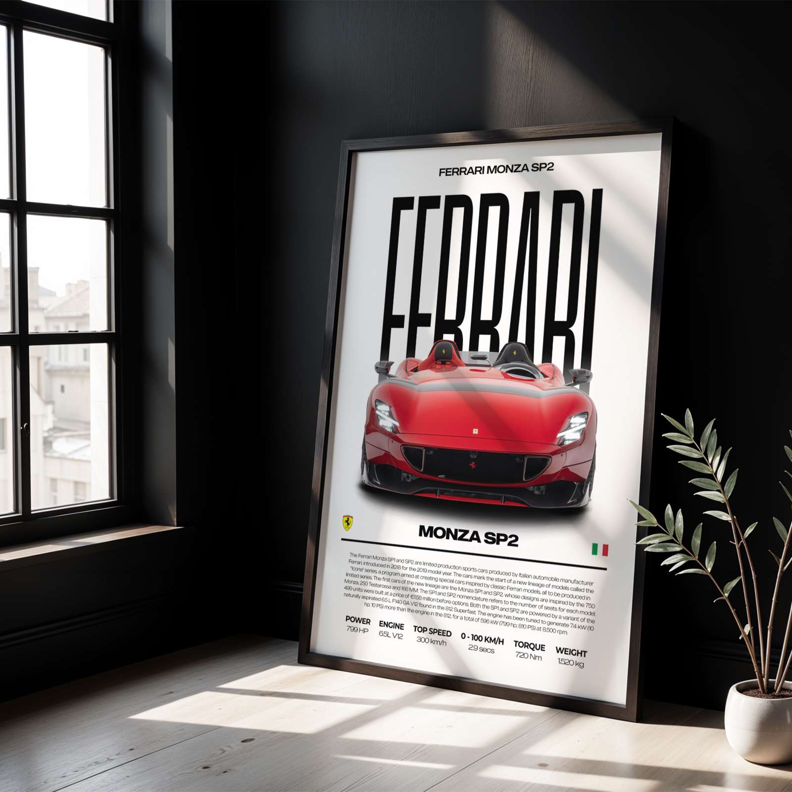 Ferrari Monza SP2 Poster