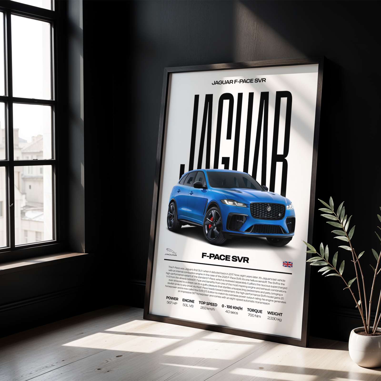 Jaguar F-Pace SVR Poster