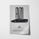 Enzo Car Poster