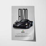 Enzo Car Poster