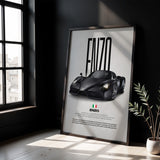Enzo Car Poster