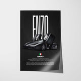 Enzo Car Poster