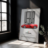LaFerrari Car Poster
