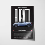 Bugatti W16 Mistral Poster