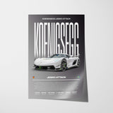 Koenigsegg Jesko Attack Poster