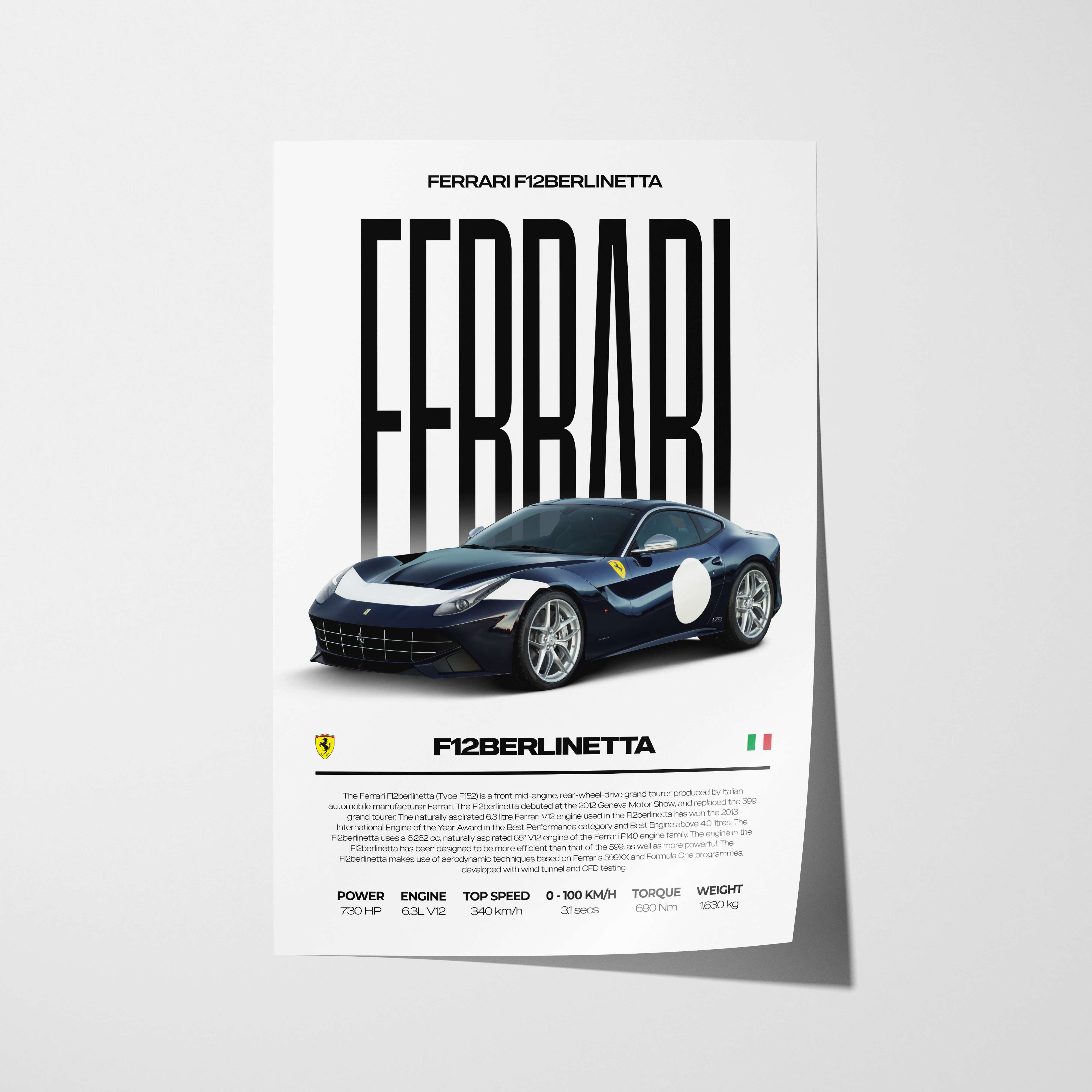 Ferrari F12Berlinetta Poster