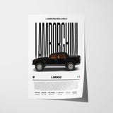 Lamborghini LM002 Poster