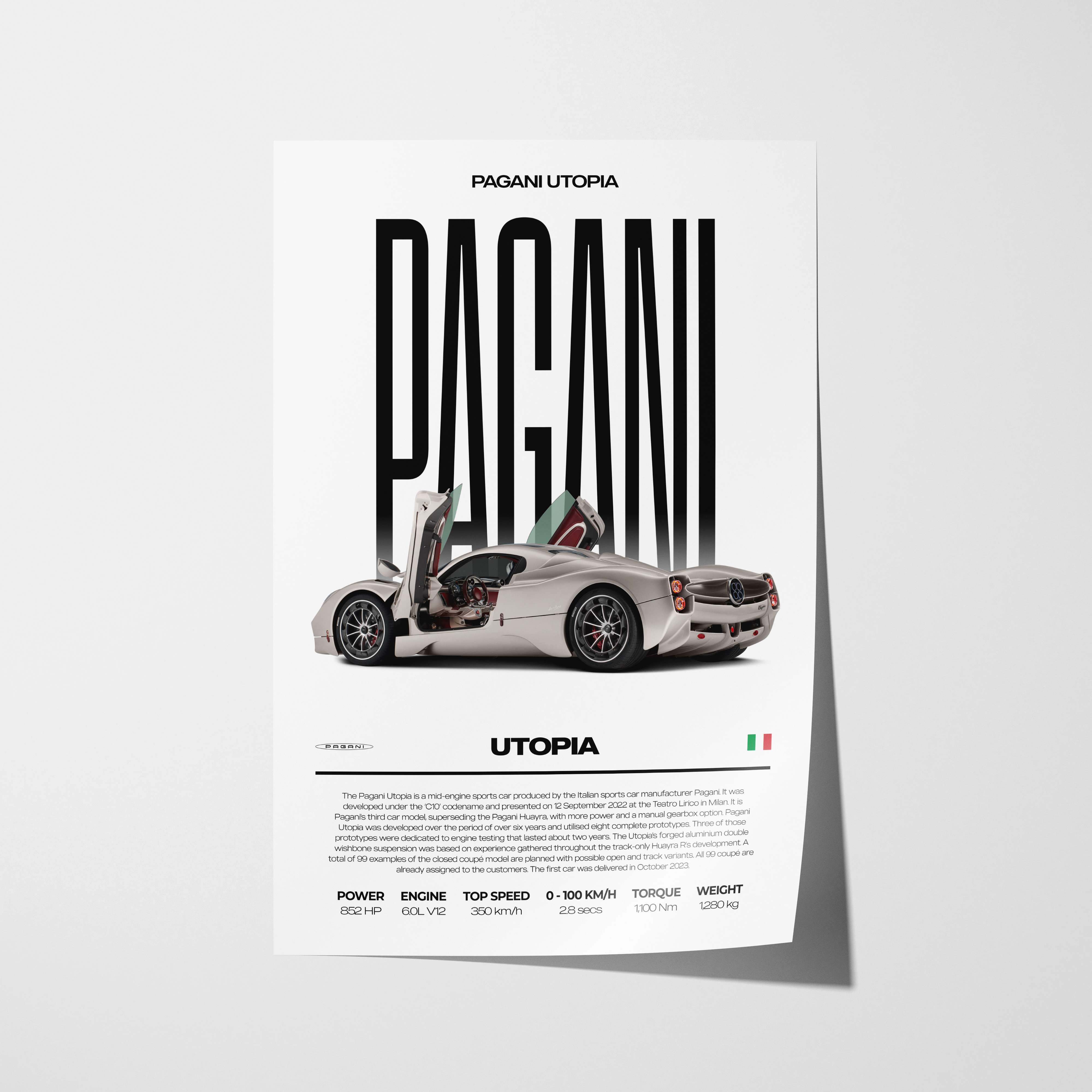 Pagani Utopia Poster