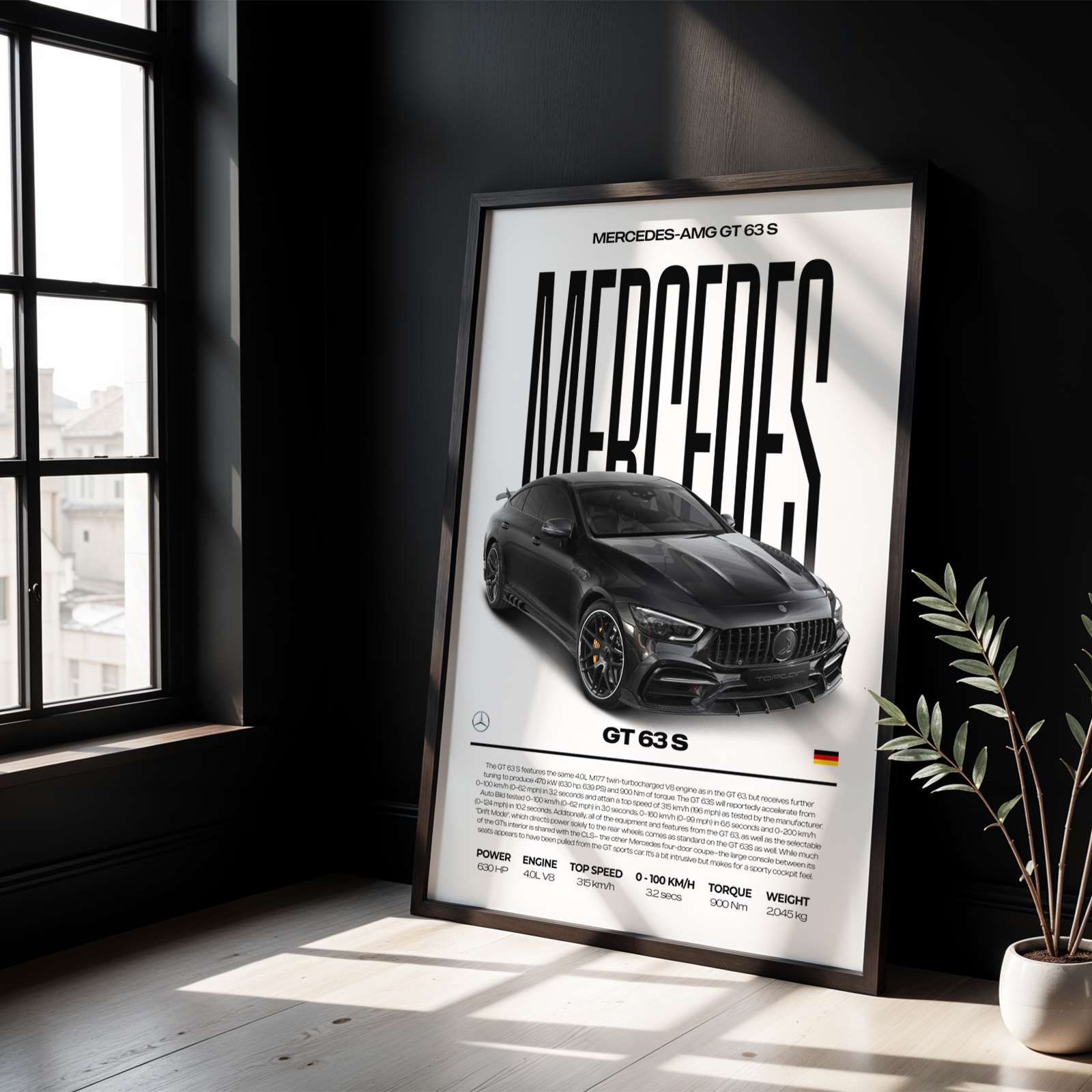 Mercedes-AMG GT 63 S Poster