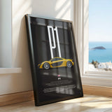 P1 Car Poster
