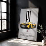 P1 Car Poster
