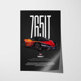 765LT Car Poster
