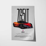 765LT Car Poster