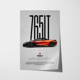 765LT Car Poster