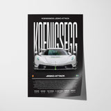 Koenigsegg Jesko Attack Poster