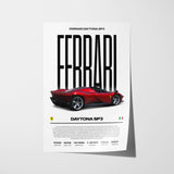 Ferrari Daytona SP3 Poster